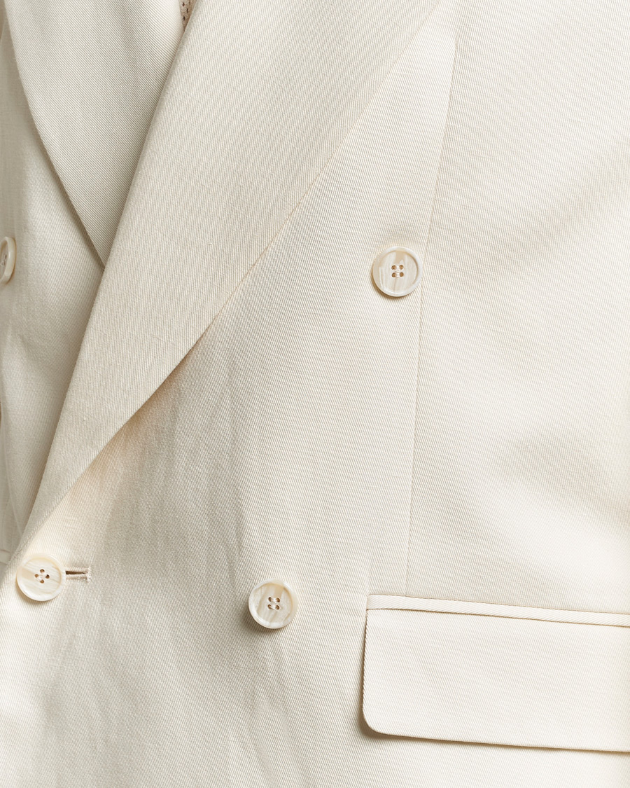 Heren | Blazers | Filippa K | Boxy Linen Blazer Bone White