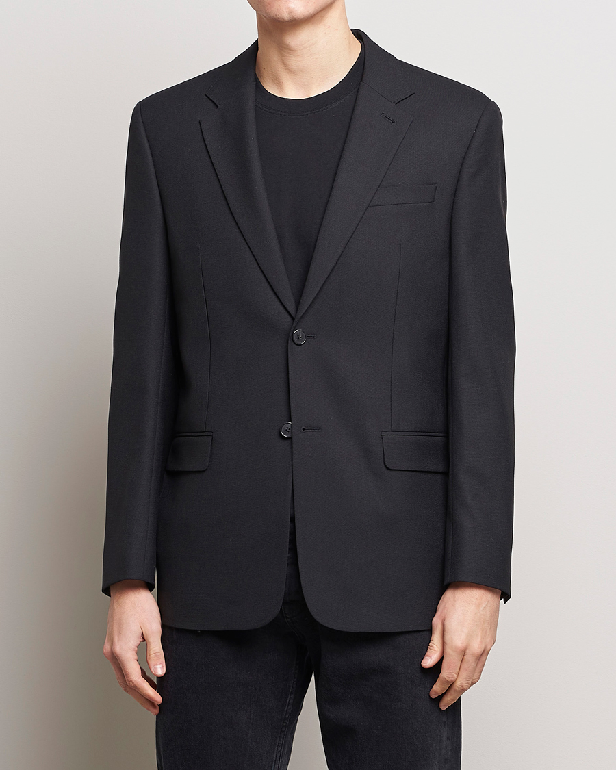 Heren | Pakjassen | Filippa K | Classic Wool Blazer Black