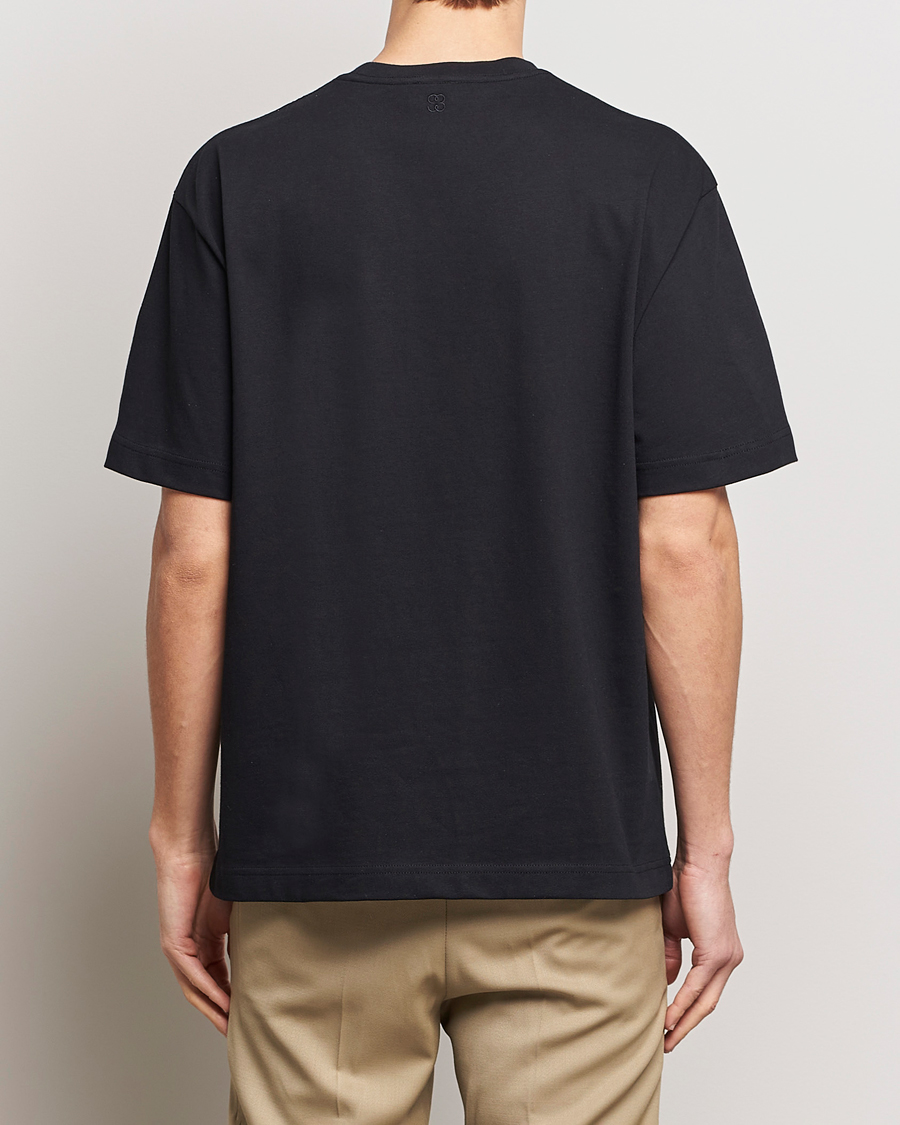 Heren | T-shirts | Filippa K | Heavy Cotton Crew Neck T-Shirt Black