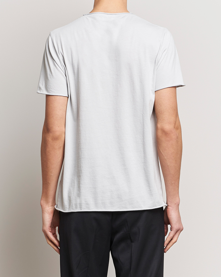 Heren | T-shirts | Filippa K | Roll Neck Crew Neck T-Shirt Light Grey