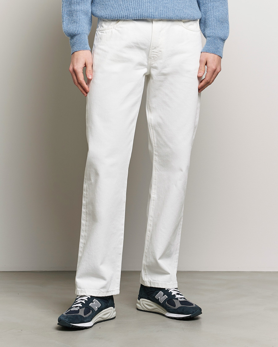 Heren | Afdelingen | Jeanerica | SM010 Straight Jeans Natural White