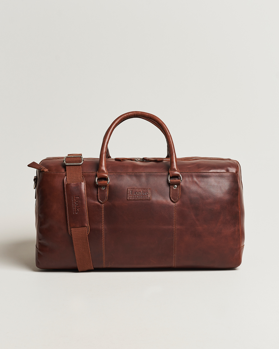 Heren | Loake 1880 Norfolk Leather Travel Bag Cedar | Loake 1880 | Norfolk Leather Travel Bag Cedar