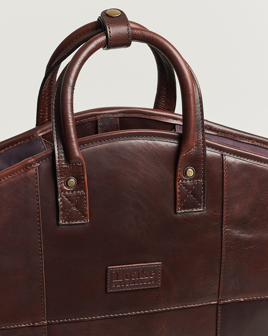 Heren | Tassen | Loake Shoemakers | London Leather Suit Carrier Brown