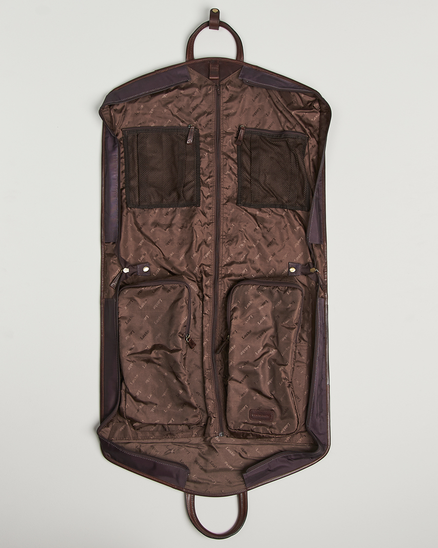Heren | Tassen | Loake Shoemakers | London Leather Suit Carrier Brown
