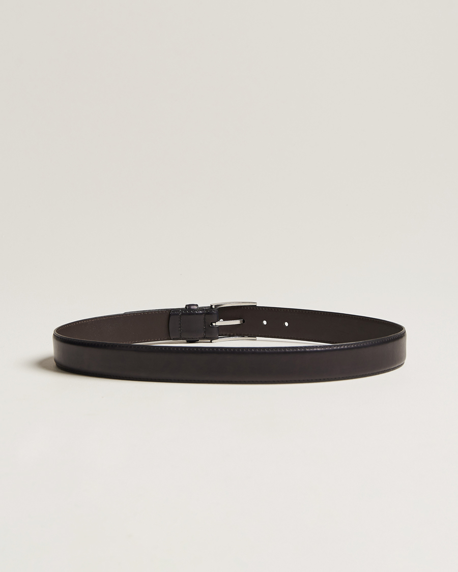 Heren | Accessoires | Loake 1880 | Philip Leather Belt Black