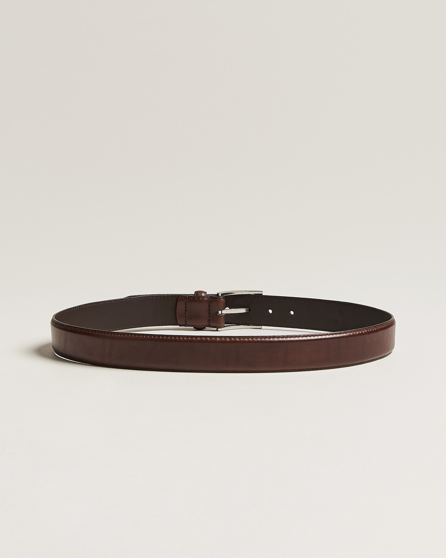 Heren |  | Loake 1880 | Philip Leather Belt Dark Brown