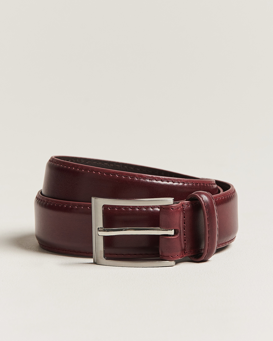 Heren | Riemen | Loake Shoemakers | Philip Leather Belt Burgundy
