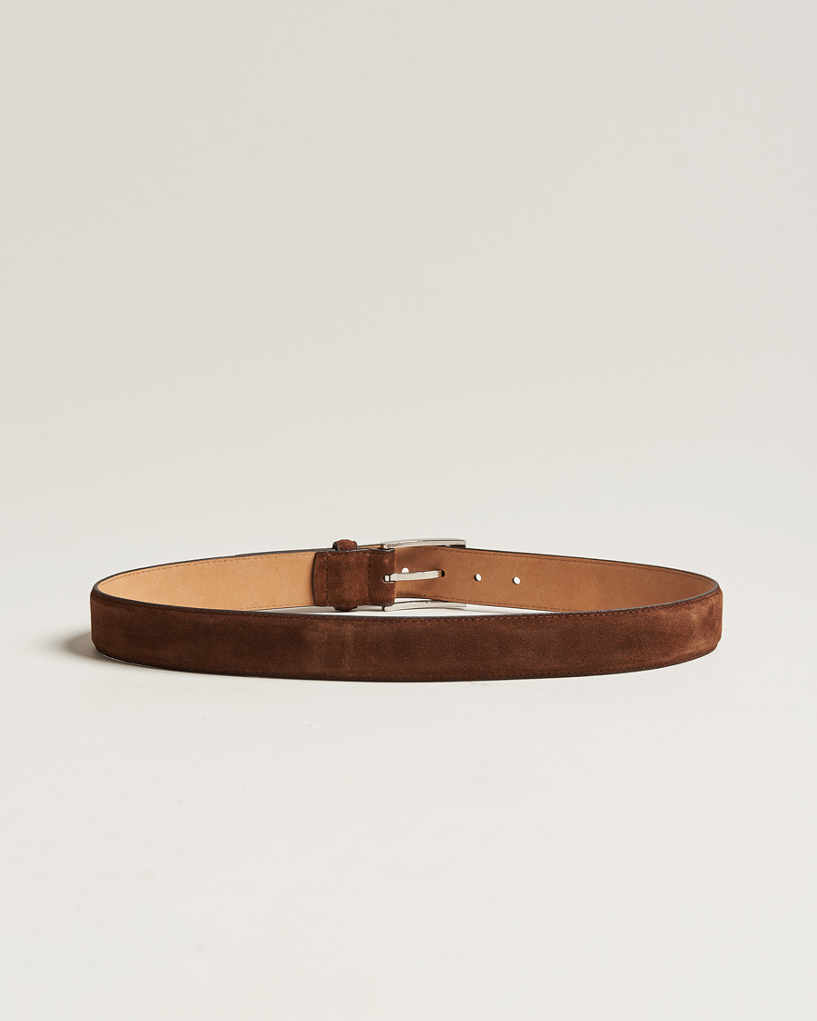 Heren | Riemen | Loake Shoemakers | William Suede Belt Brown