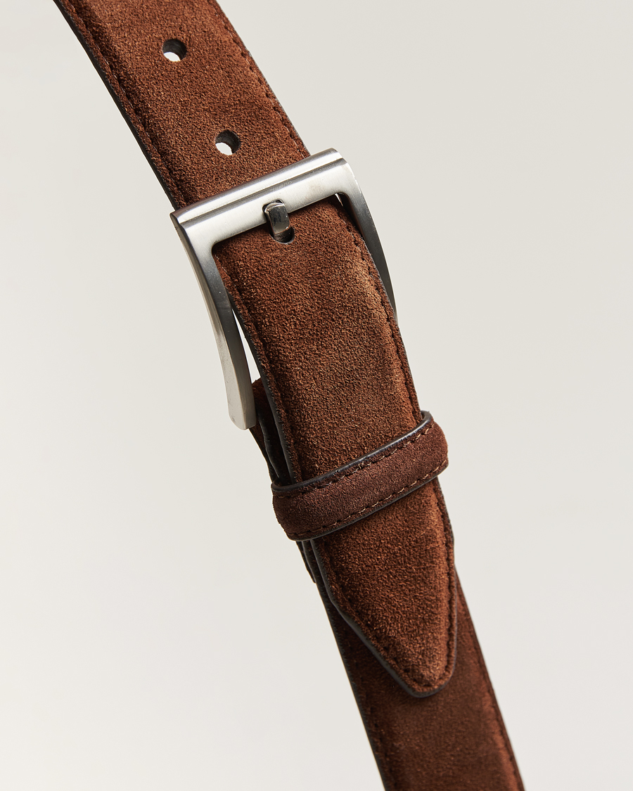 Heren | Riemen | Loake Shoemakers | William Suede Belt Brown