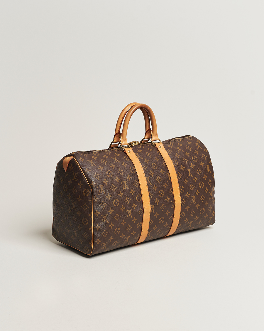 Heren | Louis Vuitton Pre-Owned Keepall 45 Bag Monogram | Louis Vuitton Pre-Owned | Keepall 45 Bag Monogram