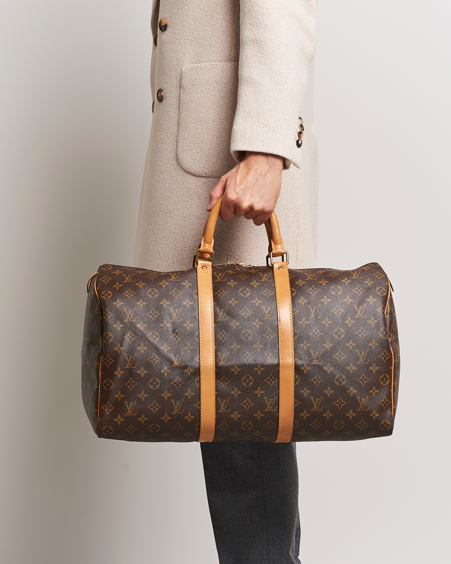 Heren | Louis Vuitton Pre-Owned | Louis Vuitton Pre-Owned | Keepall 50 Bag Monogram 