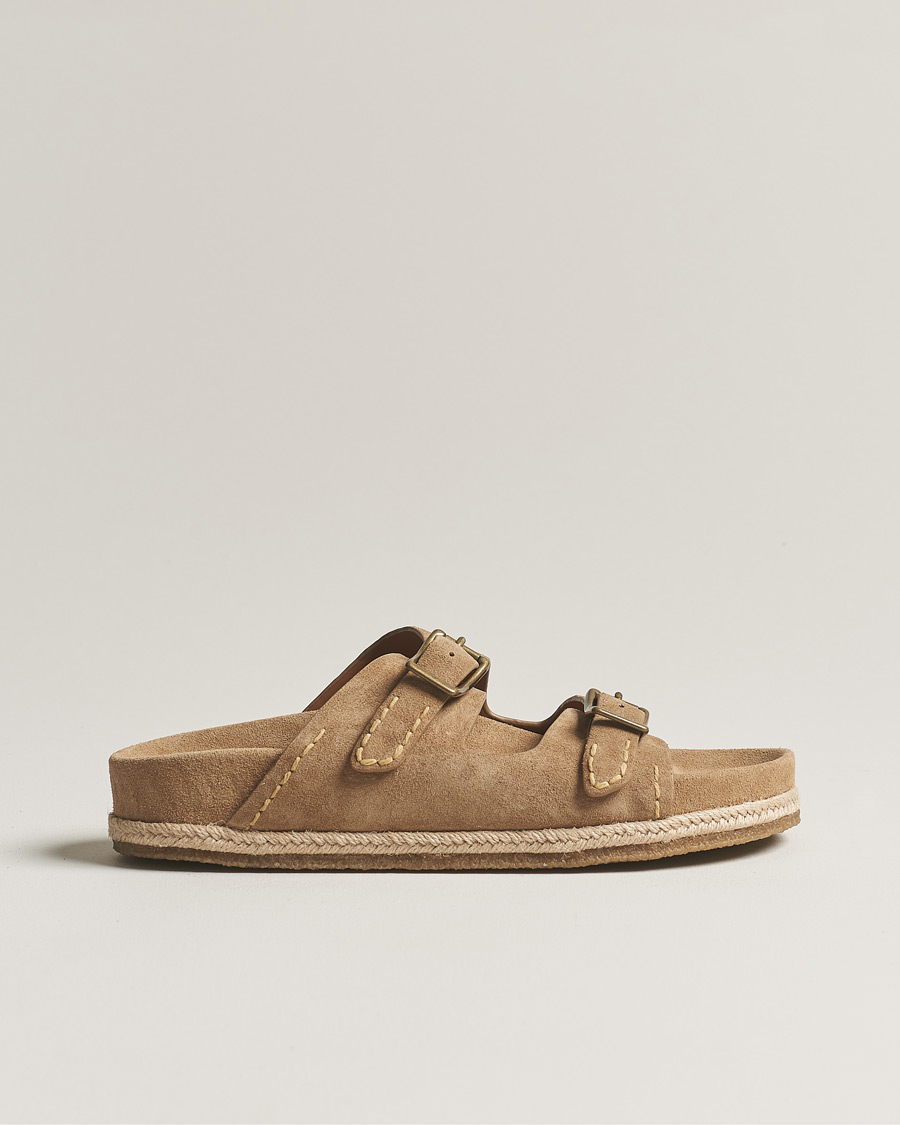 Heren | Sandalen slides | Polo Ralph Lauren | Turbach Leather Sandals Milkshake