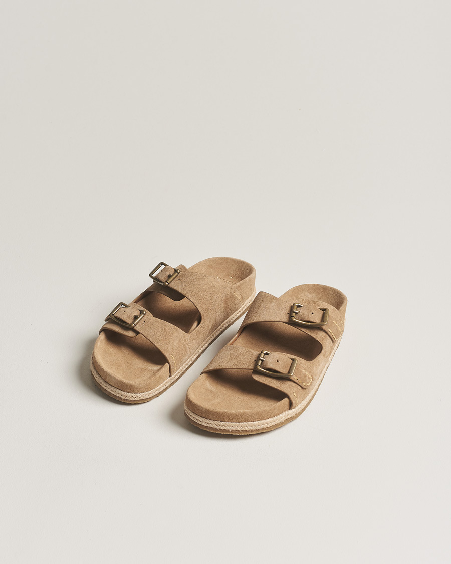 Heren | Sandalen slides | Polo Ralph Lauren | Turbach Suede Sandals Beige