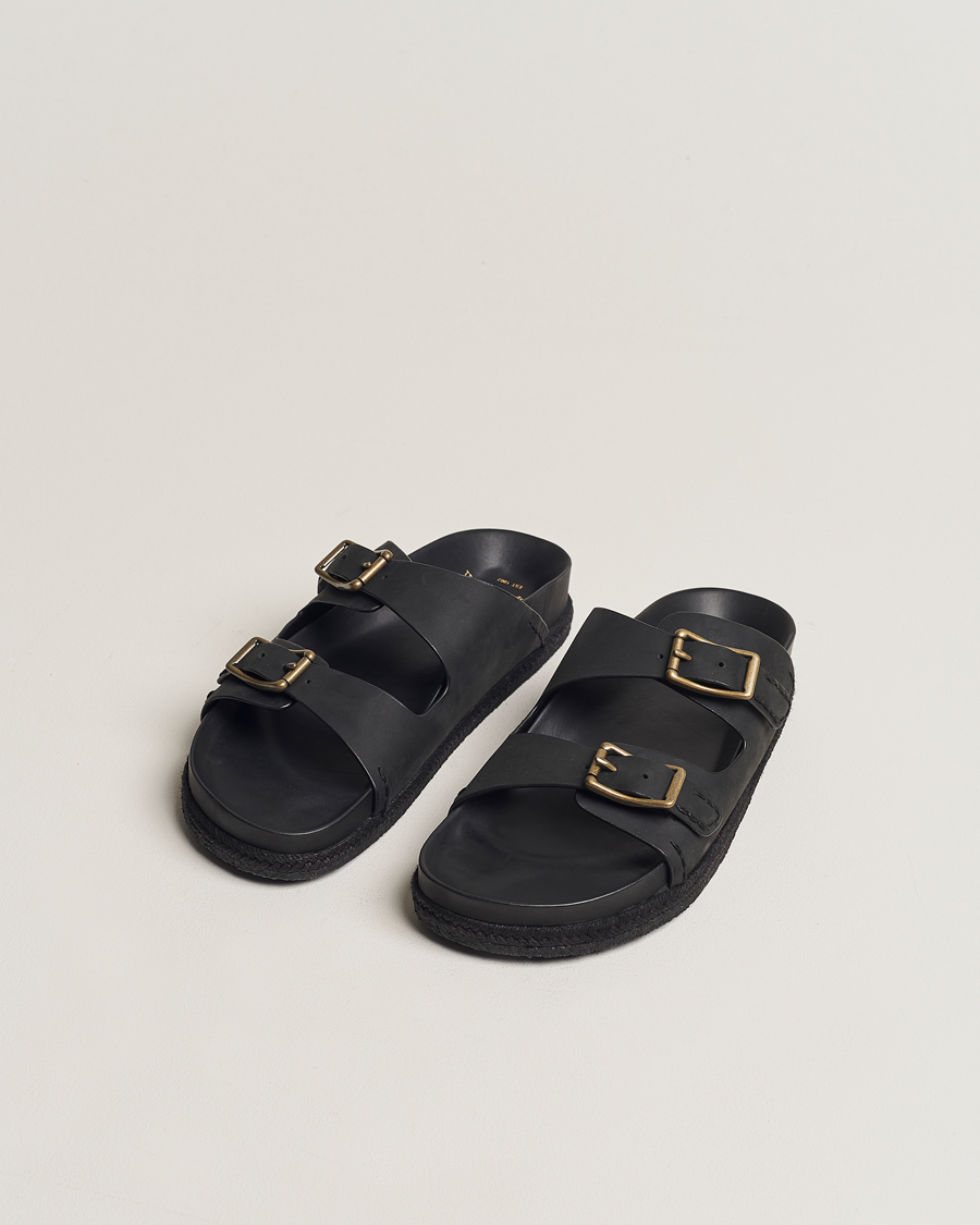 Heren | Sandalen slides | Polo Ralph Lauren | Turbach Leather Sandals Black