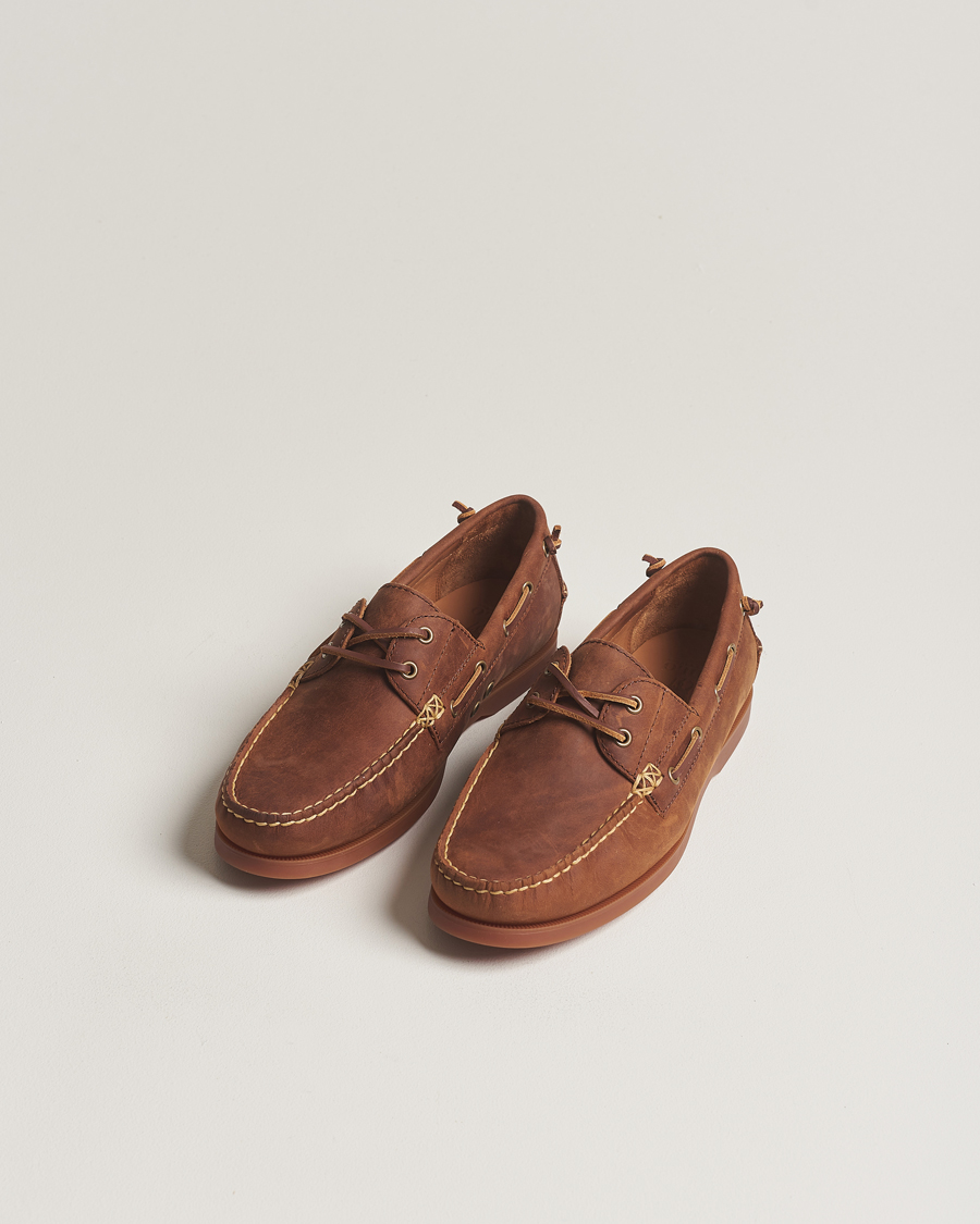 Heren | Only Polo | Polo Ralph Lauren | Merton Leather Boat Shoe Deep Saddle
