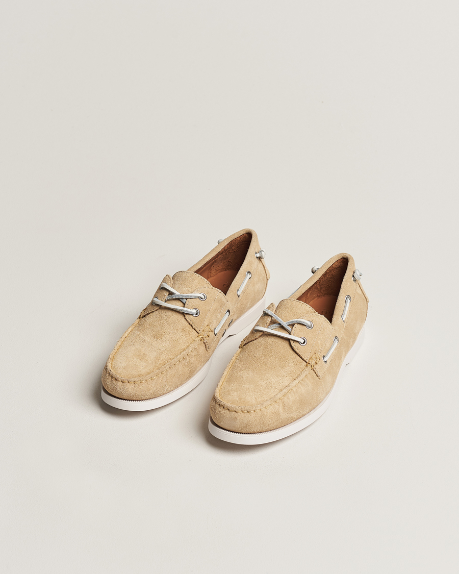 Herr | Seglarskor | Polo Ralph Lauren | Merton Suede Boat Shoe Bone