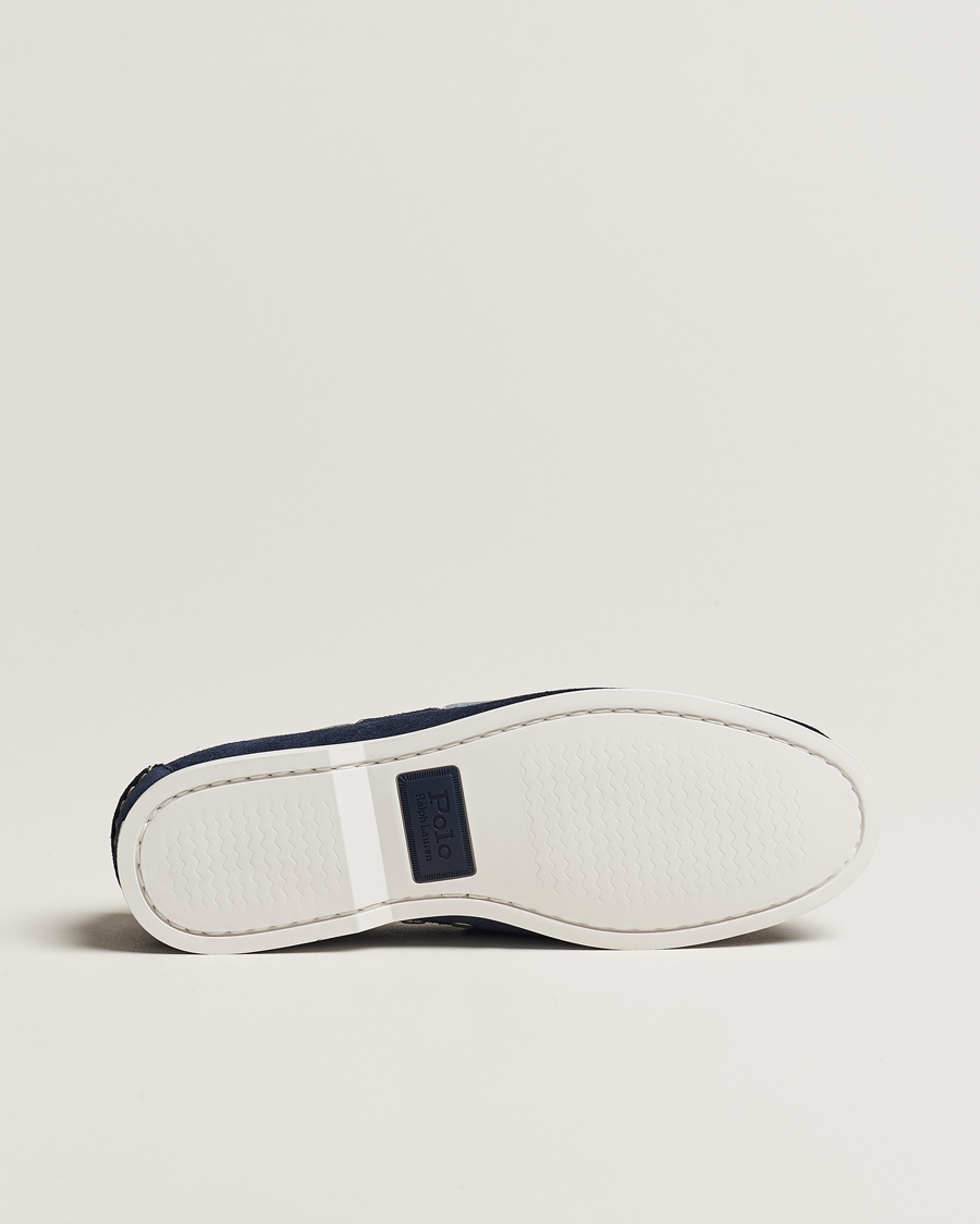 Heren | Polo Ralph Lauren Merton Suede Boat Shoe Hunter Navy | Polo Ralph Lauren | Merton Suede Boat Shoe Hunter Navy
