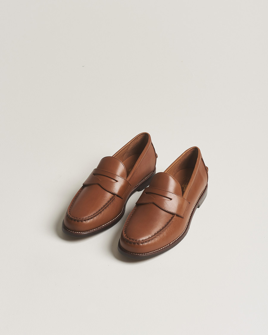 Heren | Instappers | Polo Ralph Lauren | Leather Penny Loafer  Polo Tan