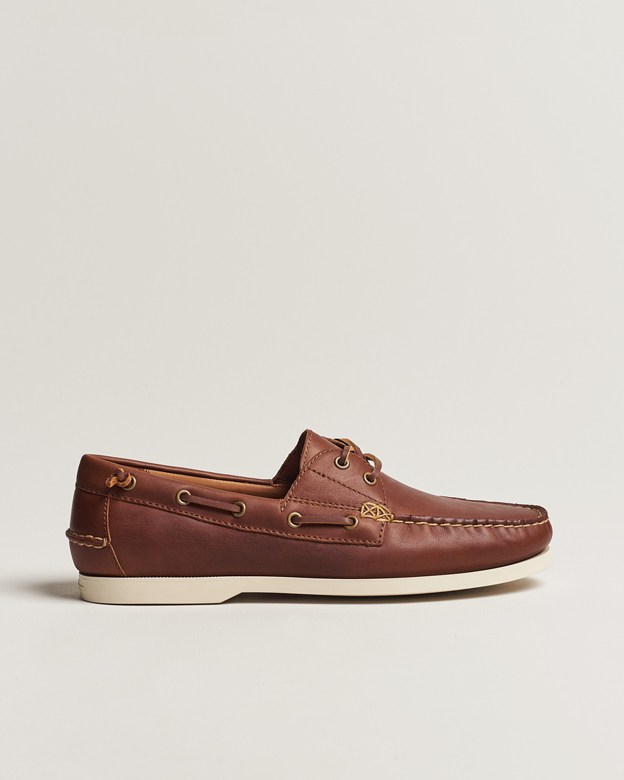 Heren | Bootschoenen | Polo Ralph Lauren | Merton Leather Boat Shoe Tan