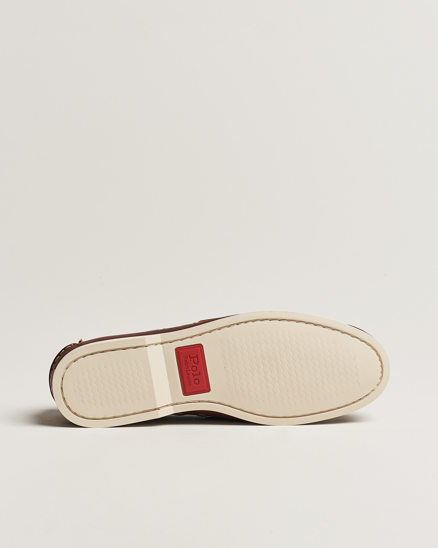 Heren | Bootschoenen | Polo Ralph Lauren | Merton Leather Boat Shoe Tan