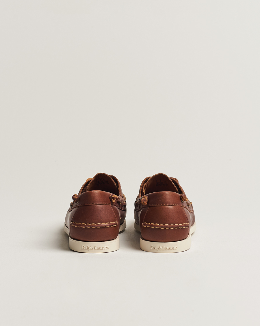 Heren | Polo Ralph Lauren Merton Leather Boat Shoe Tan | Polo Ralph Lauren | Merton Leather Boat Shoe Tan