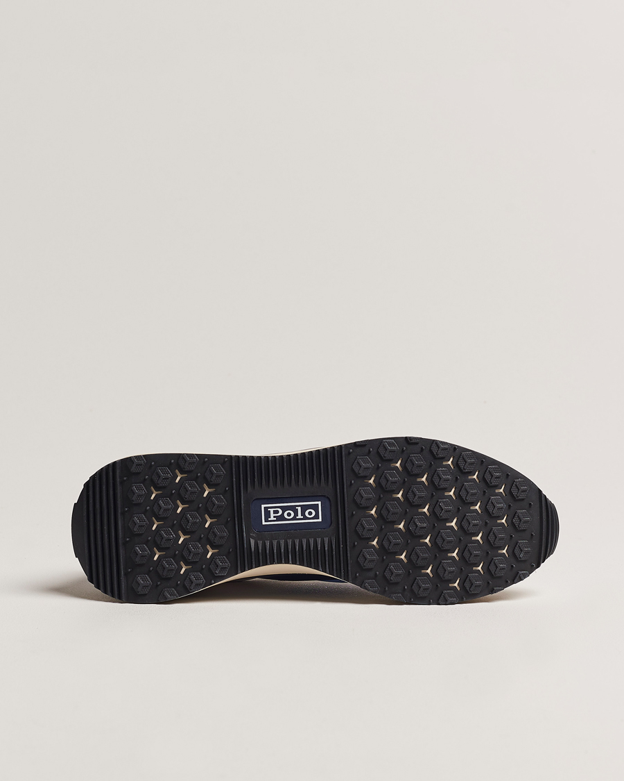 Heren | Polo Ralph Lauren Train 89 Running Sneaker White/Blue/Yellow | Polo Ralph Lauren | Train 89 Running Sneaker White/Blue/Yellow