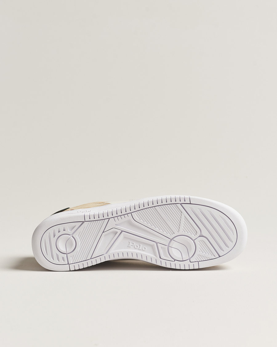 Heren | Polo Ralph Lauren Masters Court Leather/Suede Sneaker White | Polo Ralph Lauren | Masters Court Leather/Suede Sneaker White