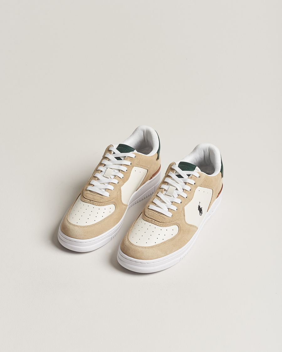 Heren | Sneakers | Polo Ralph Lauren | Masters Court Leather/Suede Sneaker White