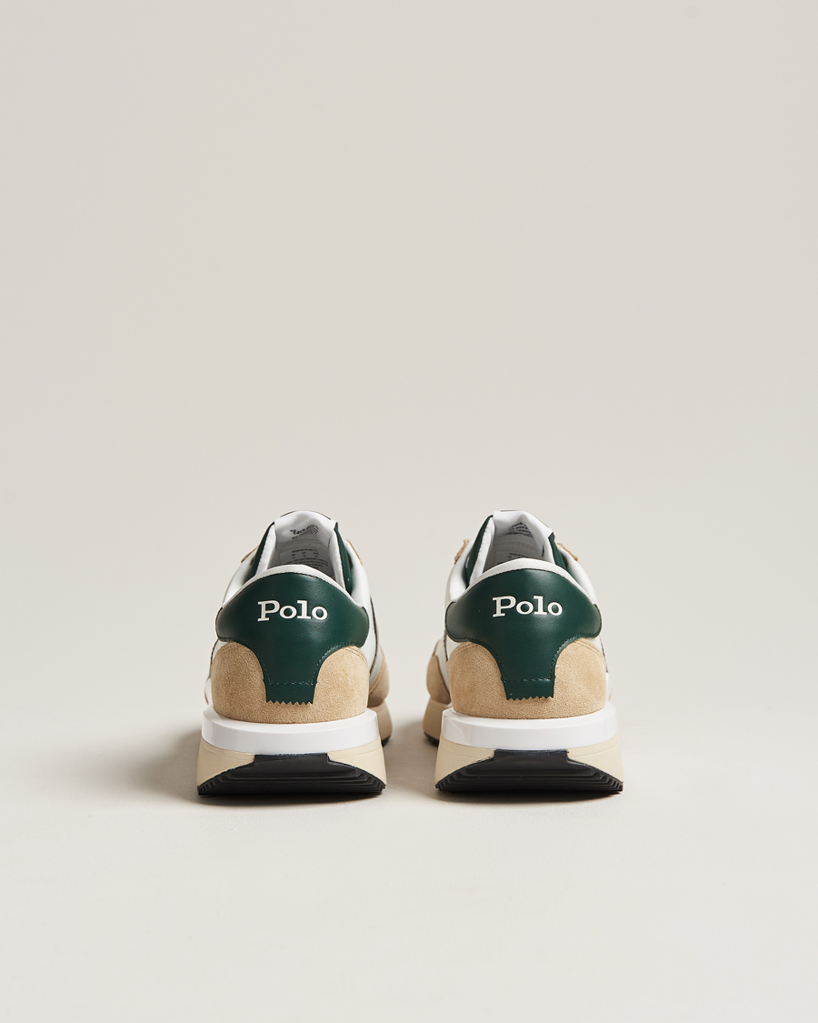 Heren | Polo Ralph Lauren Train 89 Running Sneaker Suede/Mesh White | Polo Ralph Lauren | Train 89 Running Sneaker Suede/Mesh White