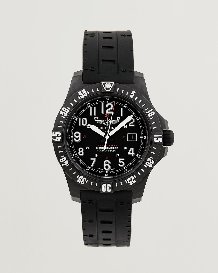 Heren | Breitling Pre-Owned Colt Skyracer X74320E4 Steel Black | Breitling Pre-Owned | Colt Skyracer X74320E4 Steel Black