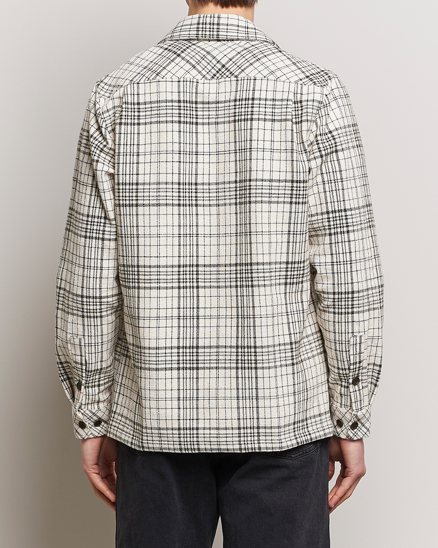 Heren | Overhemden | Samsøe Samsøe | Taka Checked Overshirt Dusty Olive/White