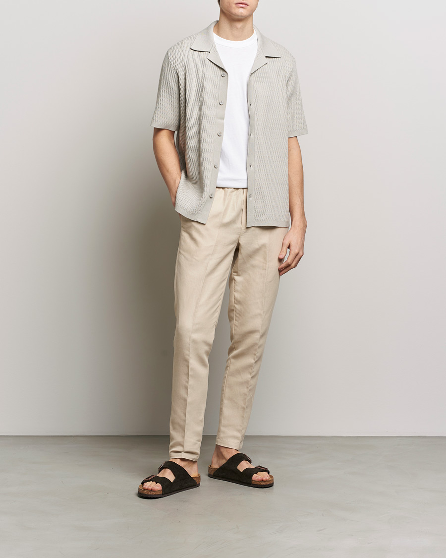 Heren | Overhemden | Samsøe Samsøe | Sagabin Resort Collar Short Sleeve Shirt Moonstruck