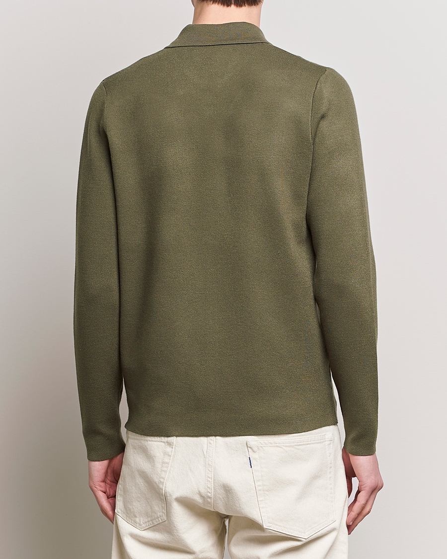 Heren | Truien | Samsøe Samsøe | Guna Full Zip Dusty Olive