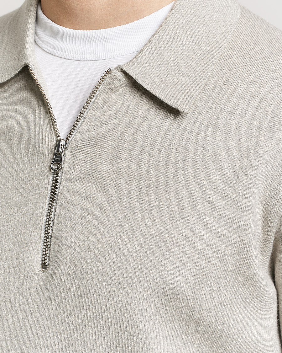 Heren | Truien | Samsøe Samsøe | Guna Half Zip Moonstruck