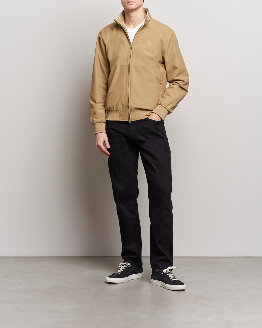 Heren | Jassen | Fred Perry | Brentham Jacket Warm Stone
