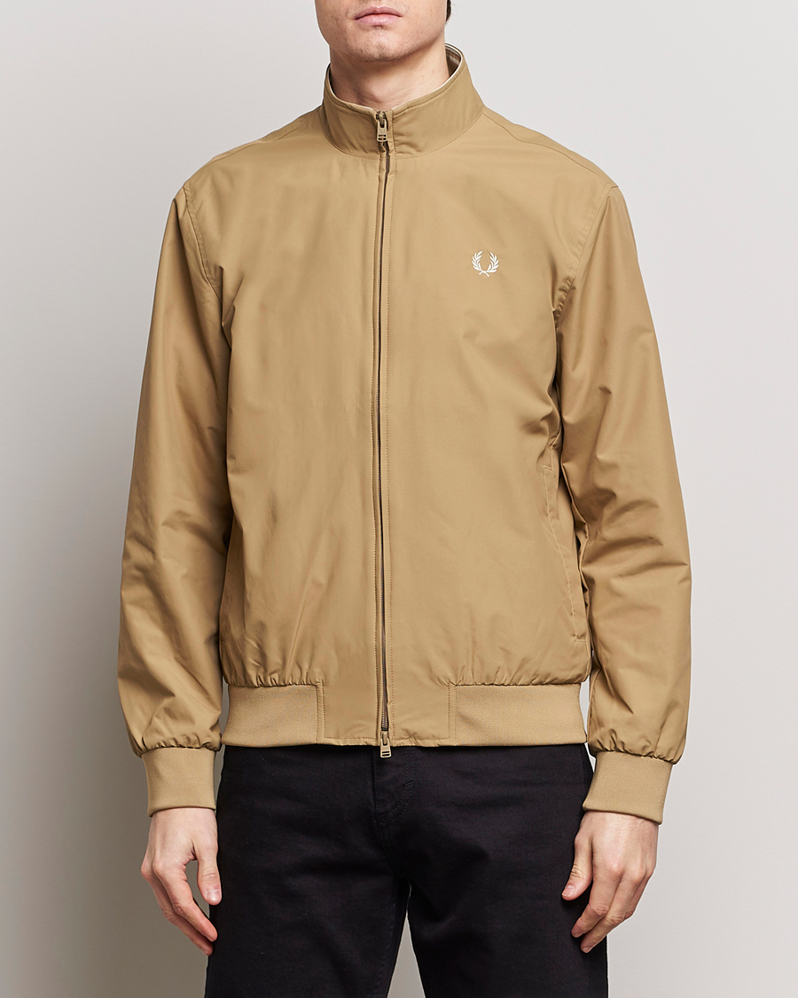 Heren | Jassen | Fred Perry | Brentham Jacket Warm Stone
