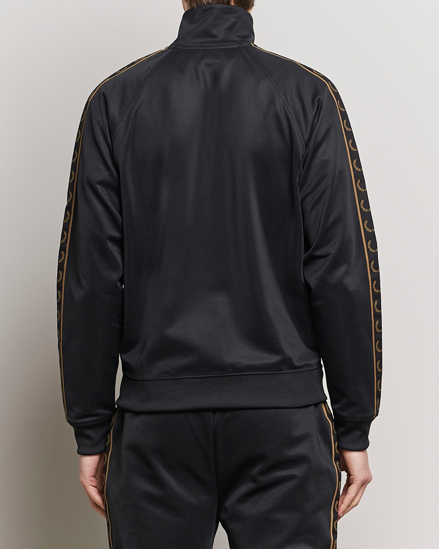 Heren | Truien | Fred Perry | Taped Track Jacket Black