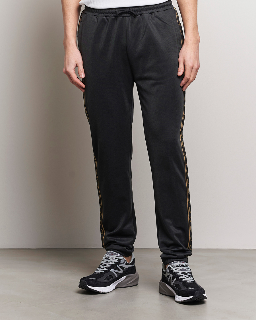 Heren | Broeken | Fred Perry | Taped Track Pants Black