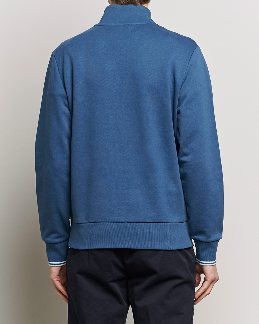 Heren | Truien | Fred Perry | Half Zip Sweatshirt Midnight Blue
