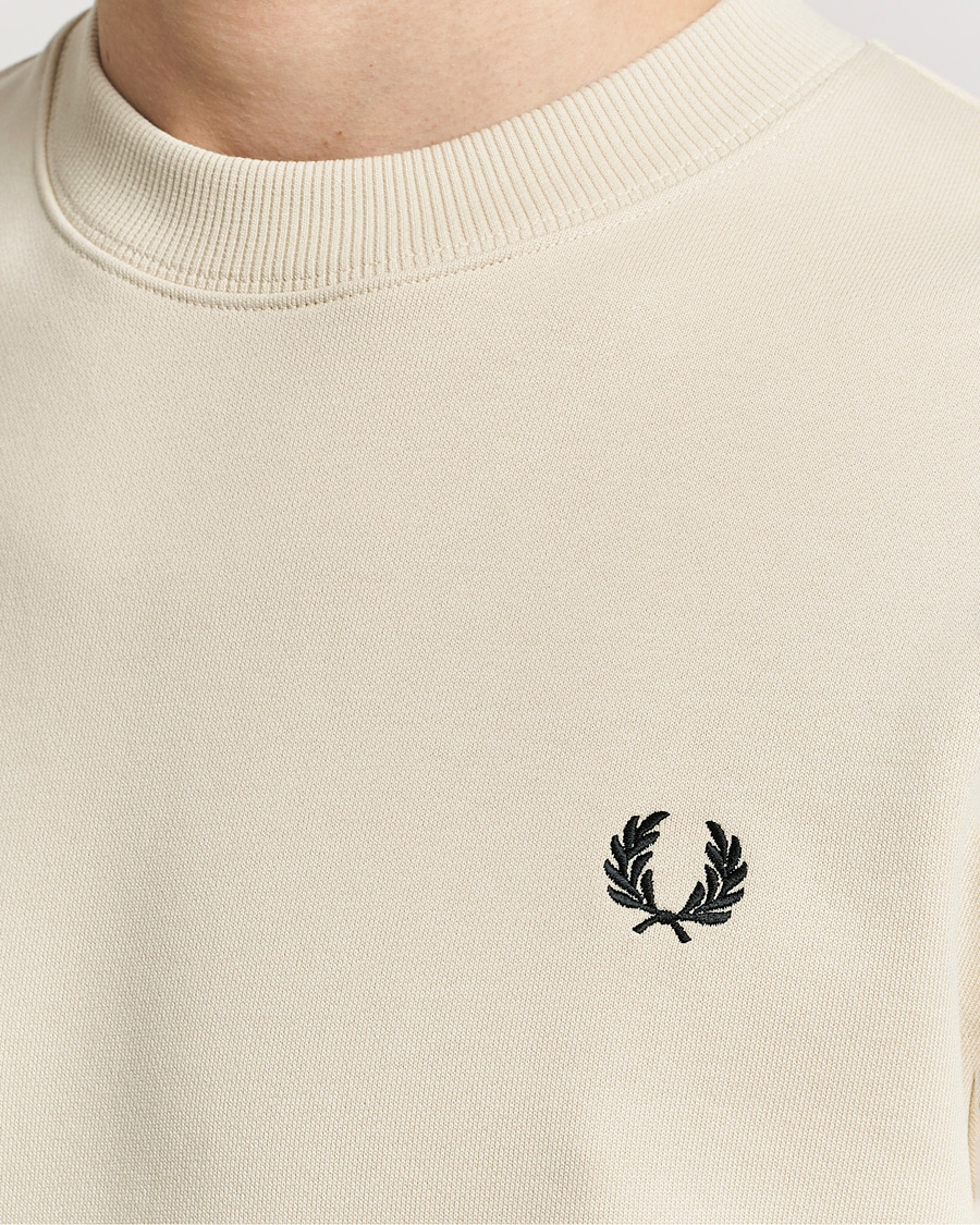 Heren | Truien | Fred Perry | Crew Neck Sweatshirt Oatmeal