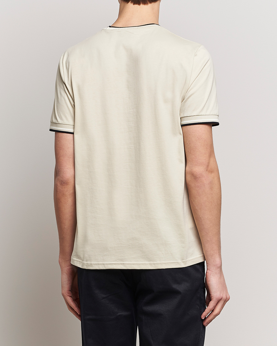 Heren | T-shirts | Fred Perry | Twin Tipped T-Shirt Oatmeal
