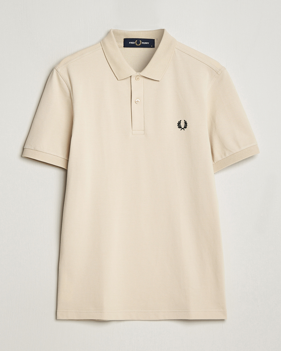 Heren | Polo's | Fred Perry | Plain Polo Shirt Oatmeal