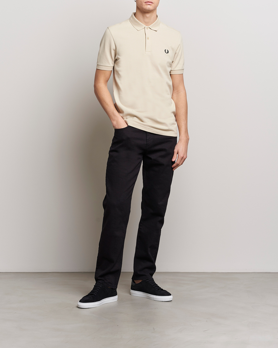 Heren | Polo's | Fred Perry | Plain Polo Shirt Oatmeal