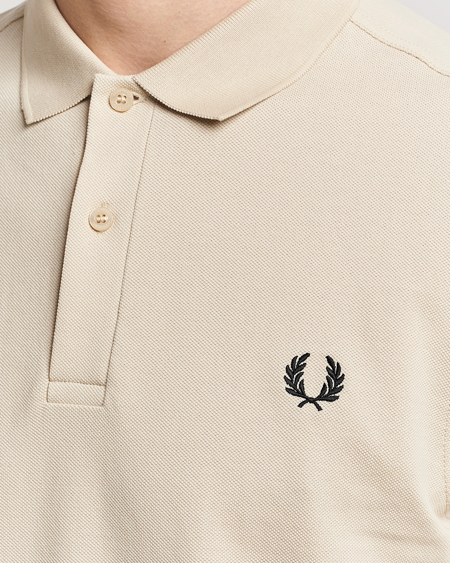 Heren | Polo's | Fred Perry | Plain Polo Shirt Oatmeal