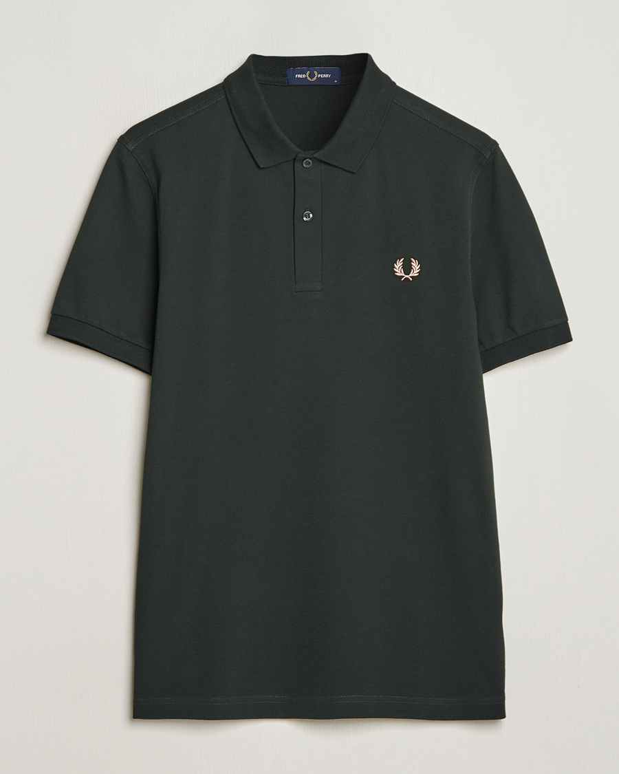Heren | Polo's | Fred Perry | Plain Polo Shirt Night Green