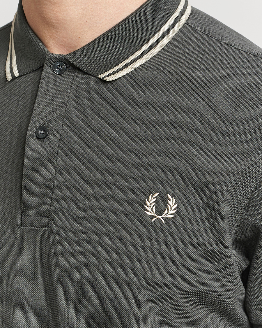 Heren | Polo's | Fred Perry | Twin Tipped Polo Shirt Field Green
