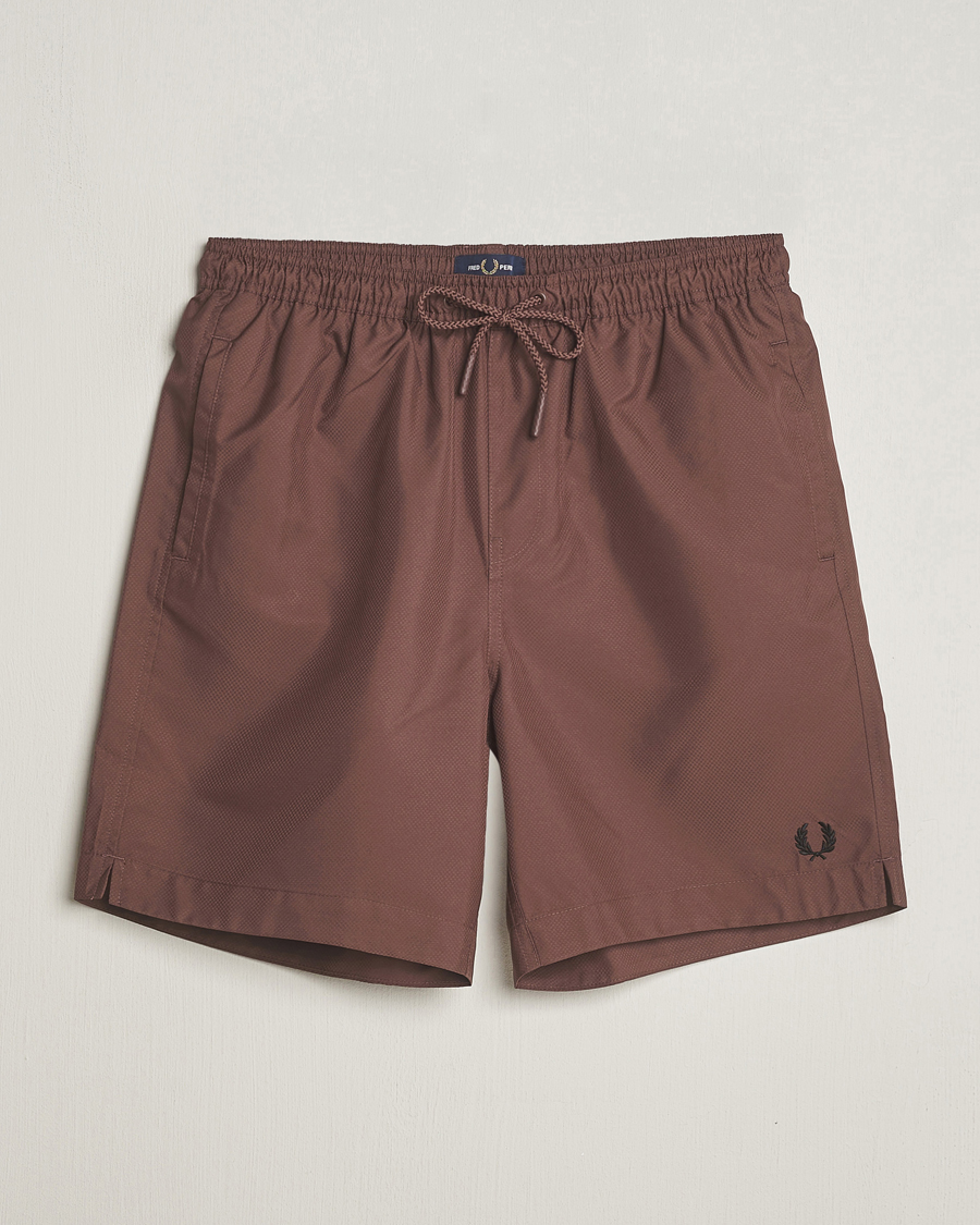 Heren | Zwembroek | Fred Perry | Classic Swimshorts Brick Red