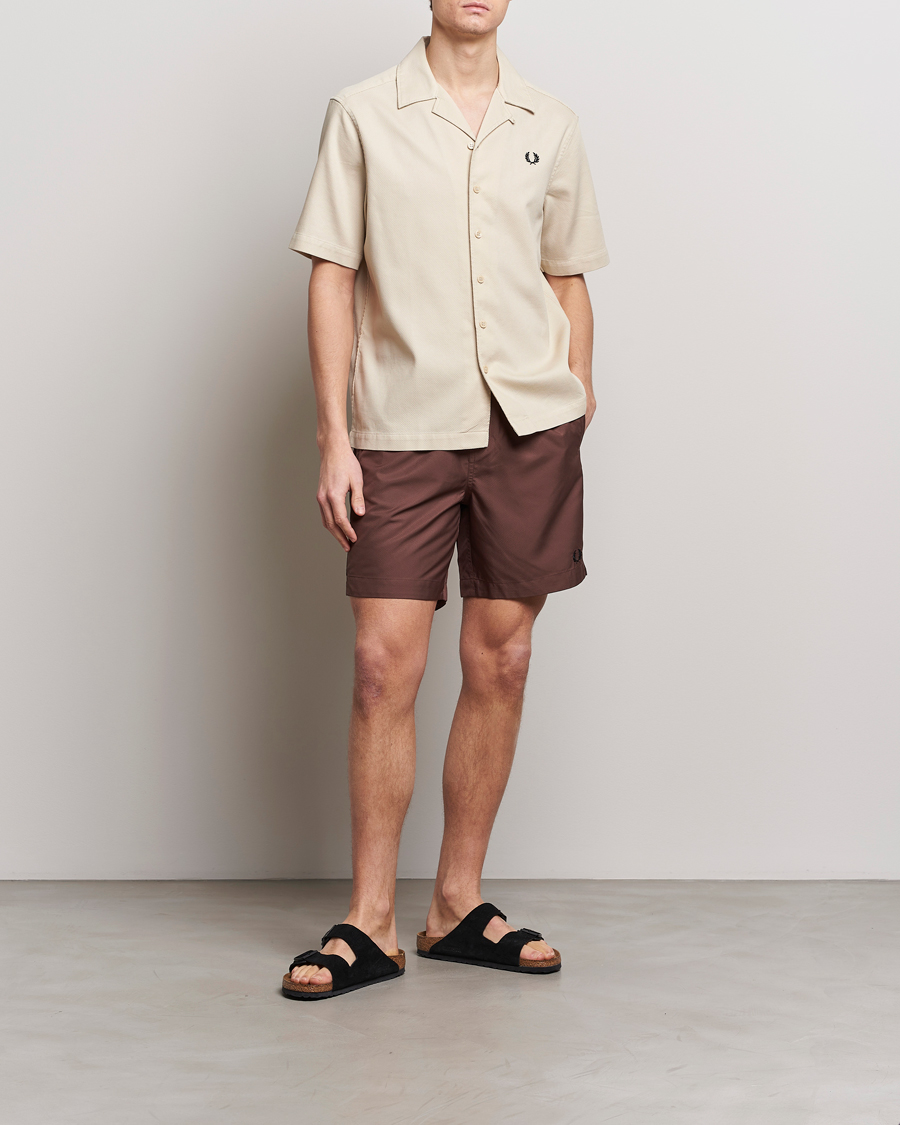 Heren | Zwembroek | Fred Perry | Classic Swimshorts Brick Red