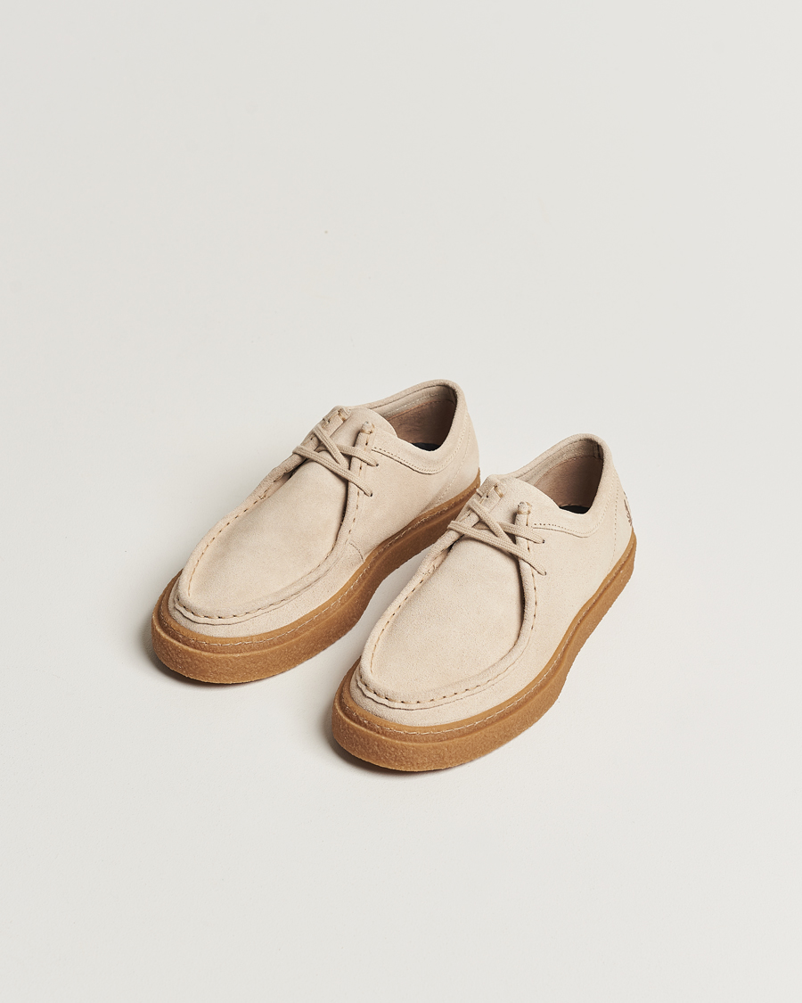 Heren | Best of British | Fred Perry | Dawson Suede Shoe Oatmeal