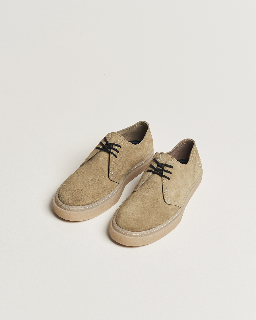 Heren | Fred Perry | Fred Perry | Linden Suede Shoe Warm Grey